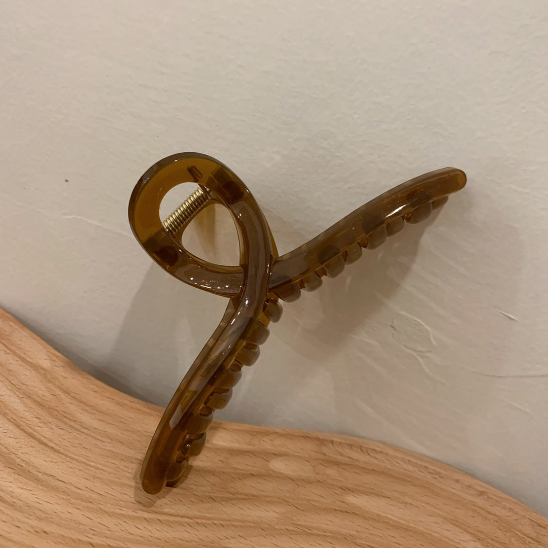 Oversized Wave Design Hair Claw Clip Bowlift