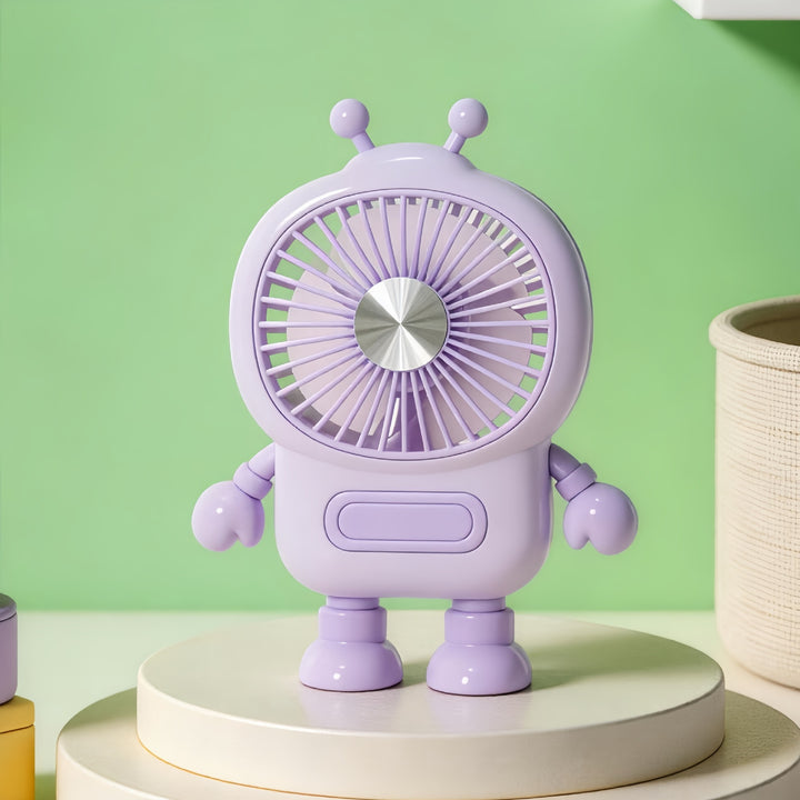 Ladies Portable Father's Hand Fan with USB Charging Function Bowlift