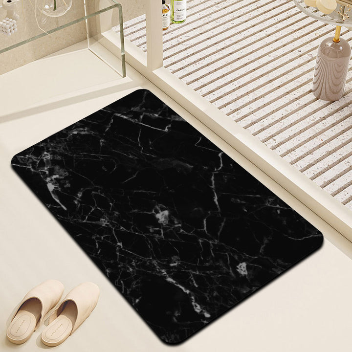 Marble Effect Bathroom Mat Bowlift