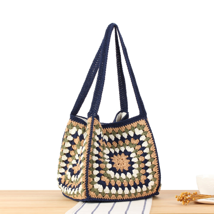 Crochet Tote Bag with Unique Pattern Bowlift