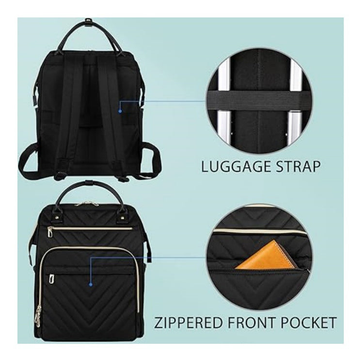 Ergonomic backpack with multiple compartments and luxurious details Bowlift