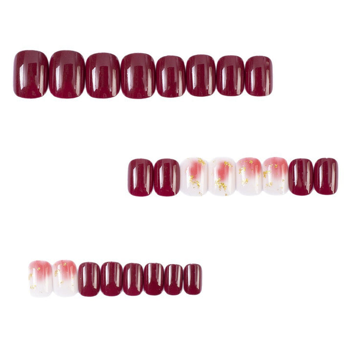 Artificial nails in modern glitter gradient design Bowlift