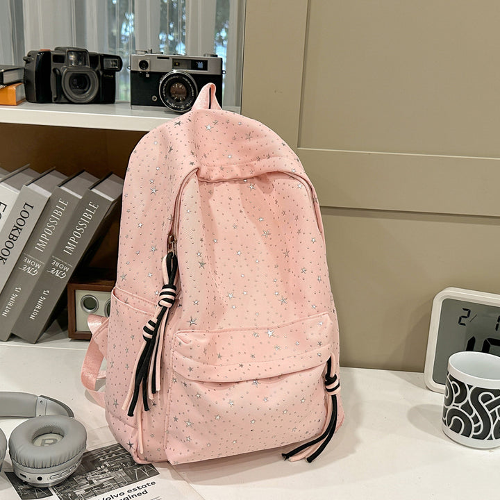 Stylish star motif backpack Bowlift