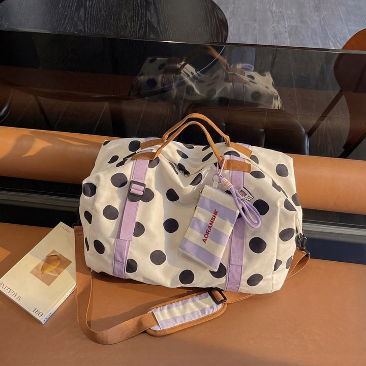 Fun Polka Dot Weekend Duffle Bag Bowlift