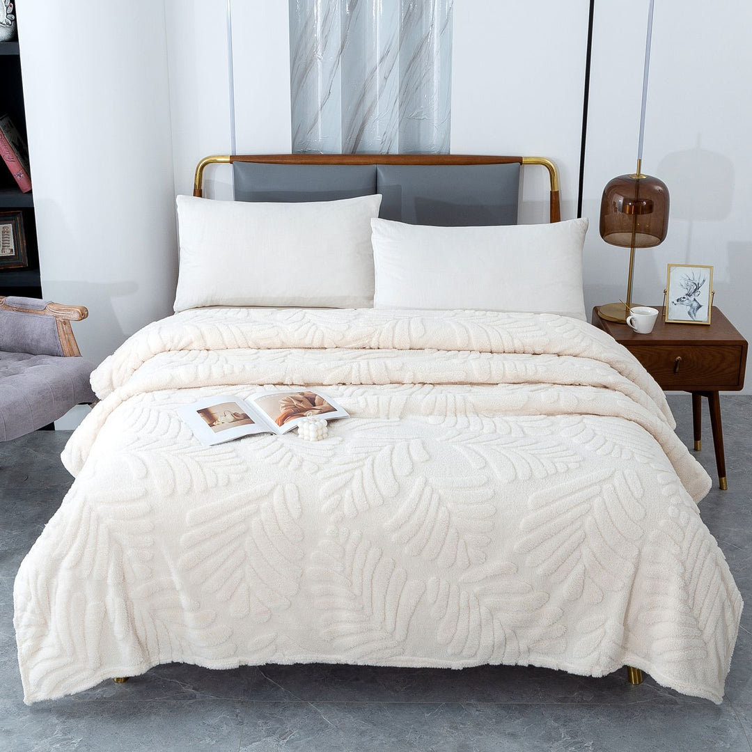 Soft Textured Plush Blanket