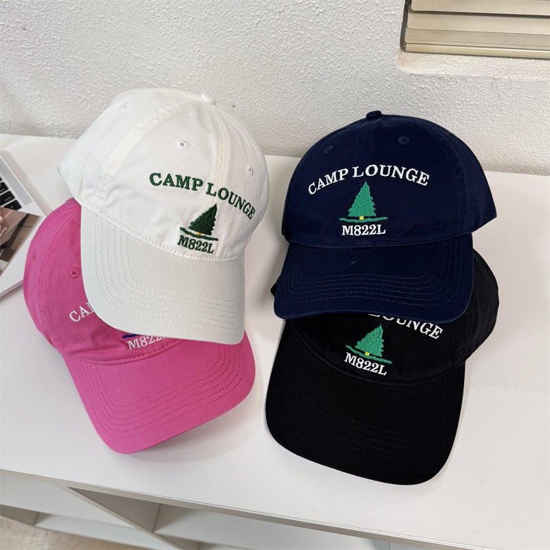 Men's Embroidered Camp Logo Baseball Cap Bowlift