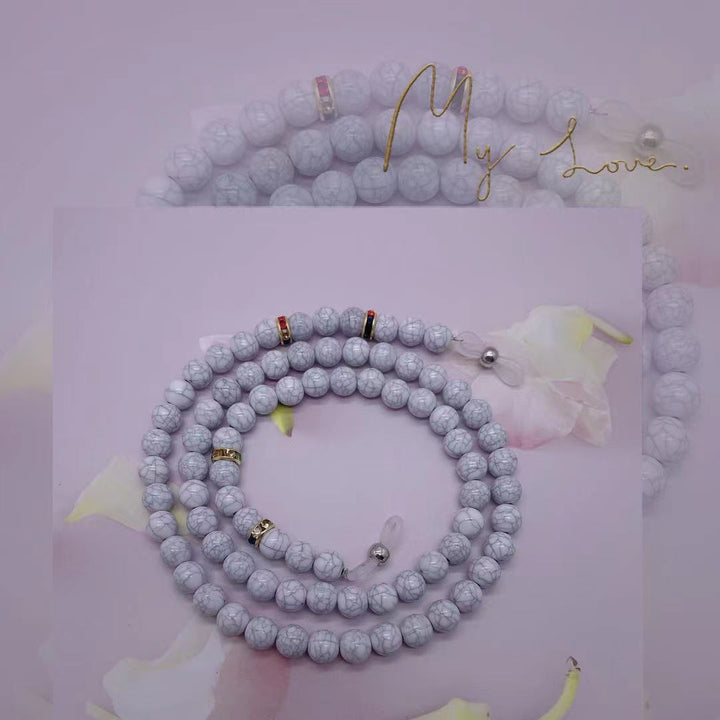 Multi-Strand Beaded Eyewear Chain Bowlift