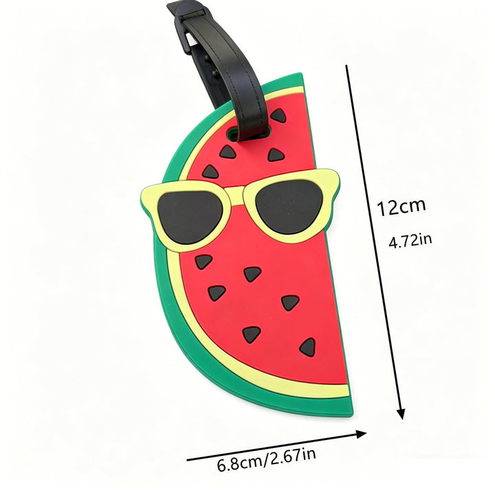 Whimsical Watermelon Luggage Tag Bowlift