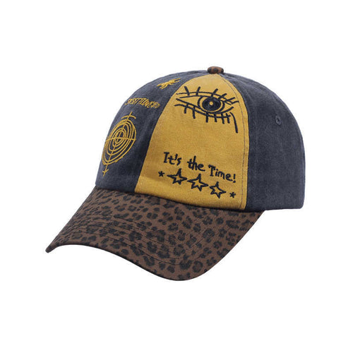 Men's Artistic Mixed Fabric Baseball Cap Bowlift