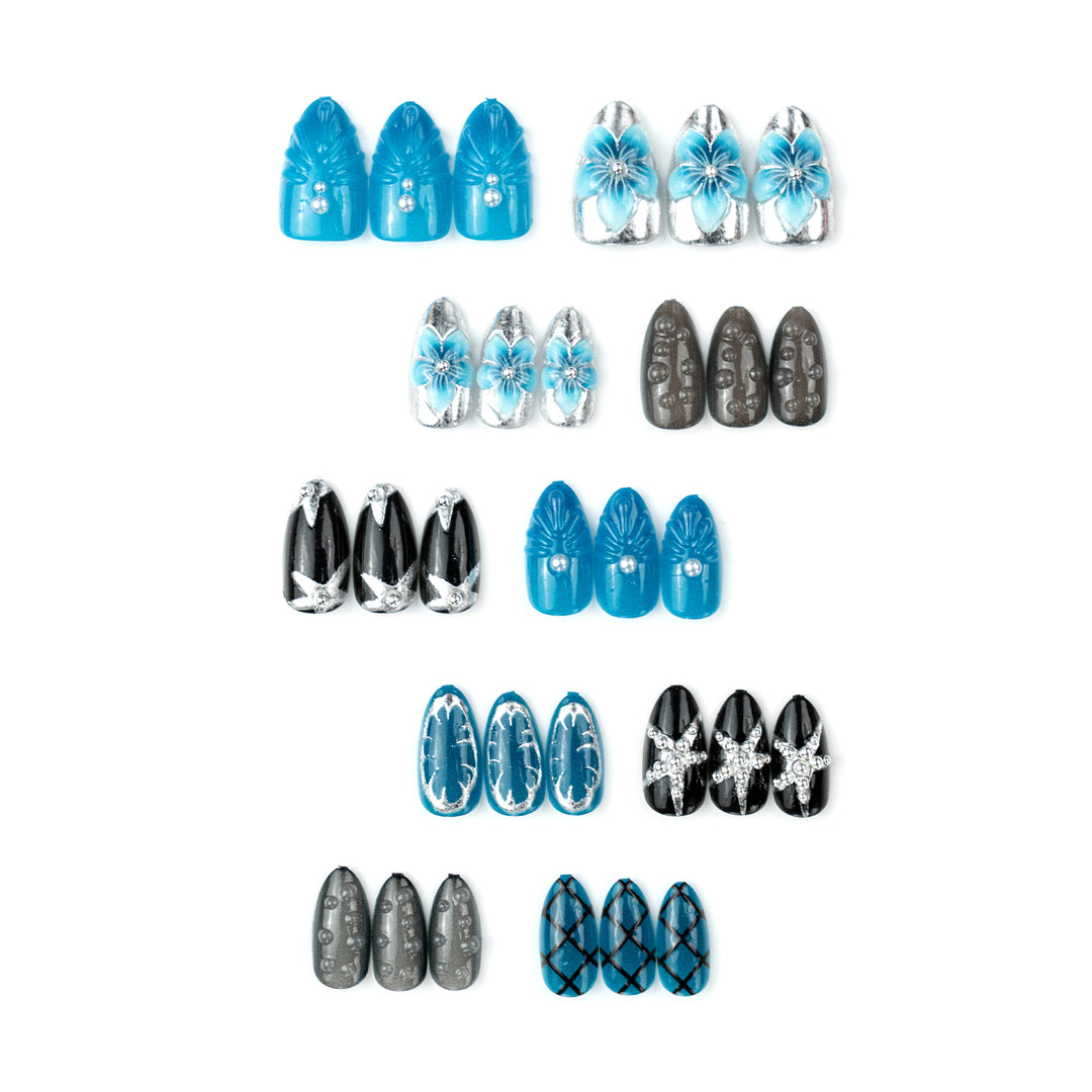 Decorative Art Polish Press-On Nail Set