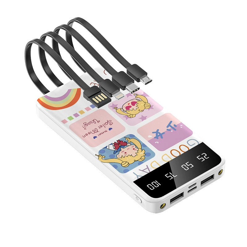 Multifunctional Powerbank with Integrated Cable Management Bowlift