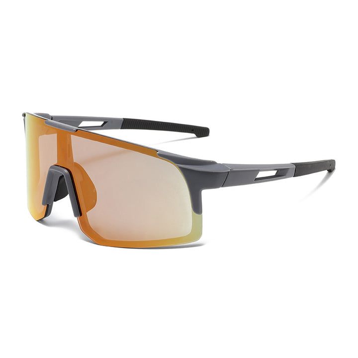 Unisex nan sporty wraparound sunglasses with polarized lenses, high UV protection and non-slip nose pad Bowlift