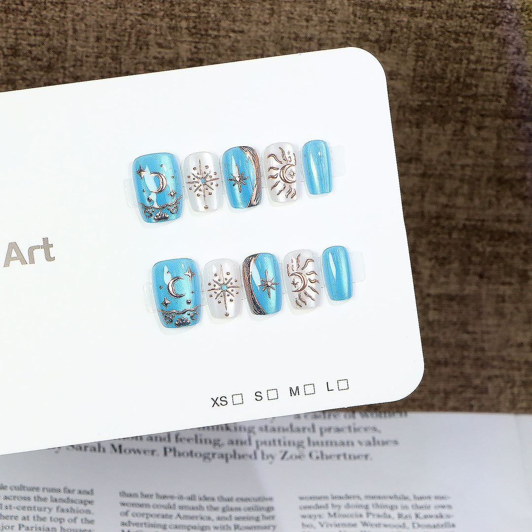 Celestial Press-On Nail Art Set Bowlift