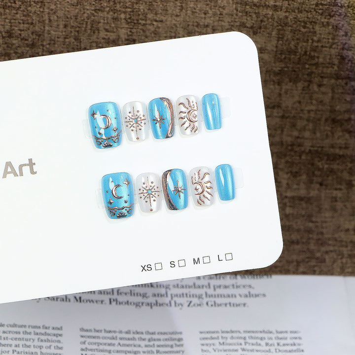 Celestial Press-On Nail Art Set Bowlift