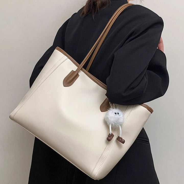 Classic Faux Leather Tote Bag Bowlift