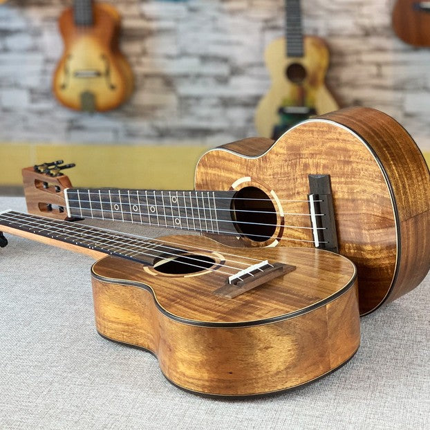 Premium Handcrafted Soprano Ukulele Bowlift