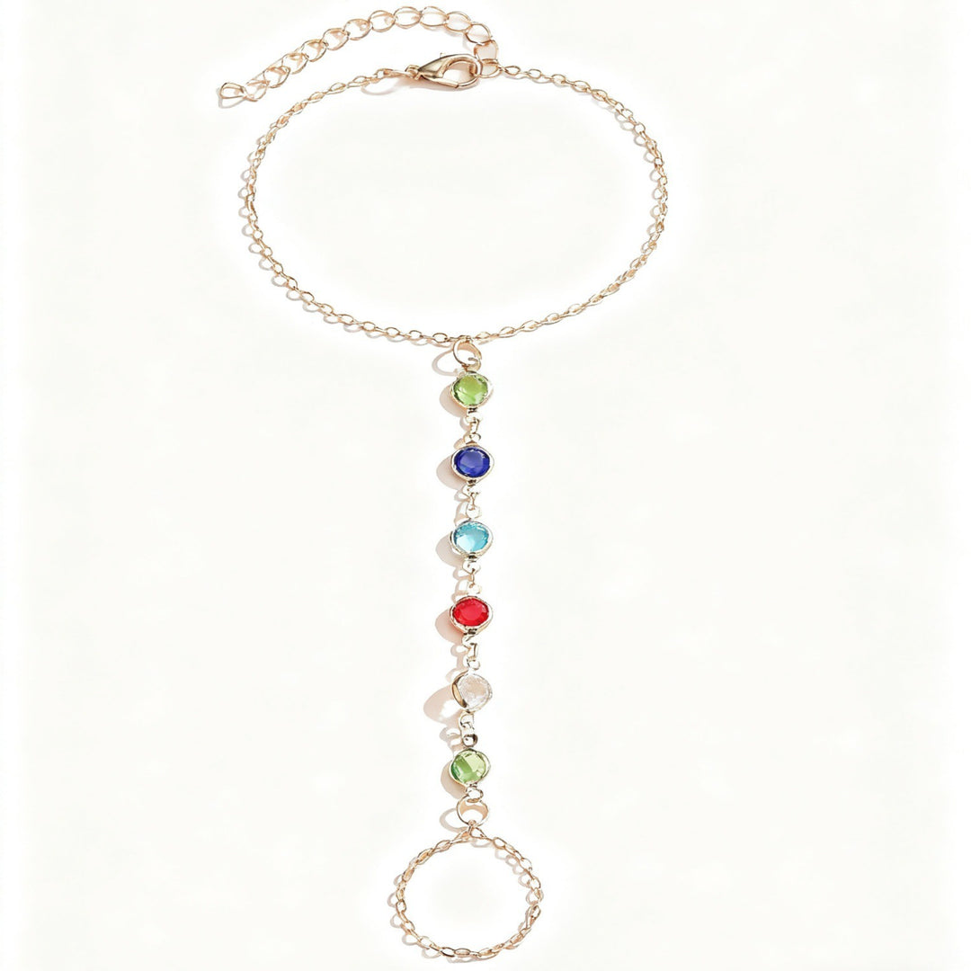 Colorful Gemstone Charm Bracelet Bowlift