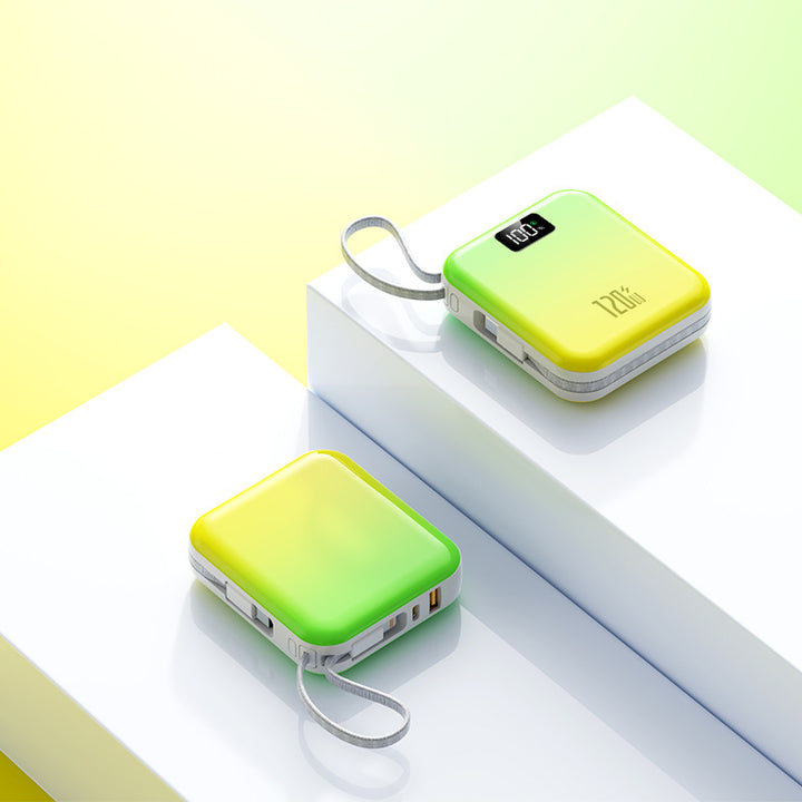 Portable charger with digital display and high capacity Bowlift