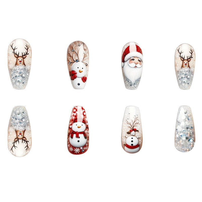 Festive Holiday Themed Nail Art Bowlift