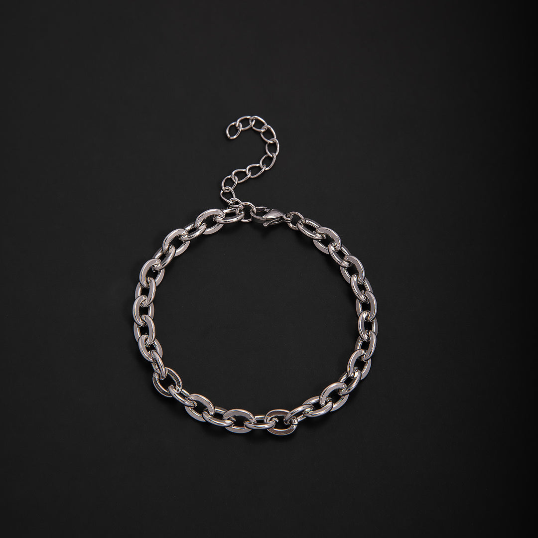 Textured Chain Link Bracelet Bowlift