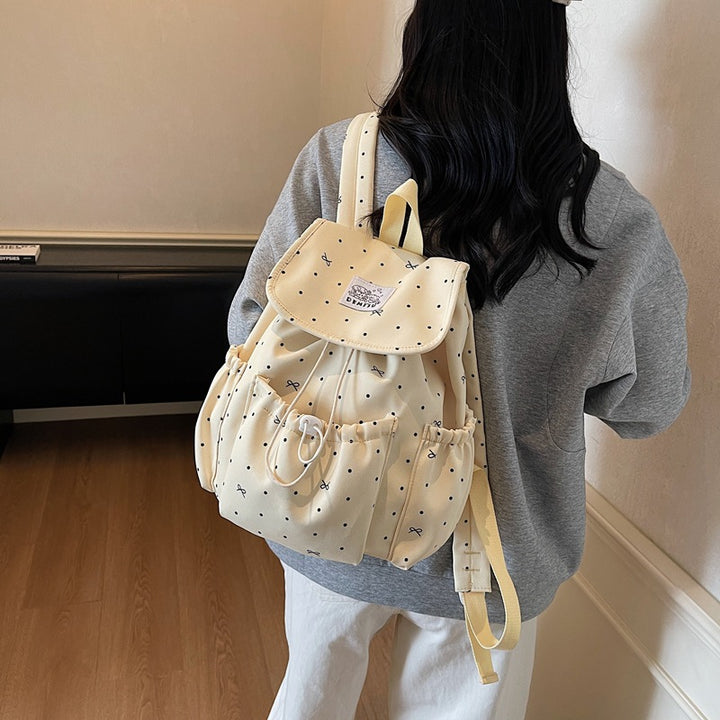 Playful Polka Dot Backpack Bowlift