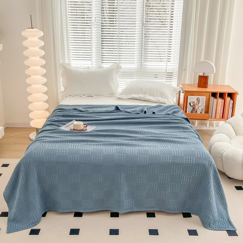 Textured Lightweight Throw Blanket