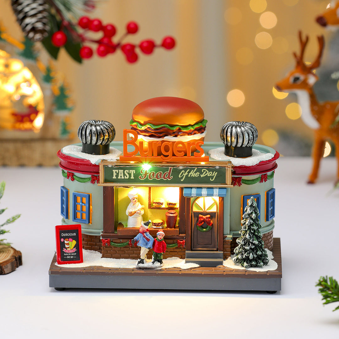 LED Illuminated Snowman Figurine Bowlift
