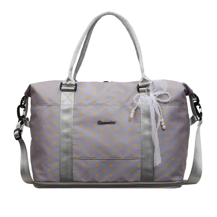 Stylish Polka Dot Travel Duffle Bag