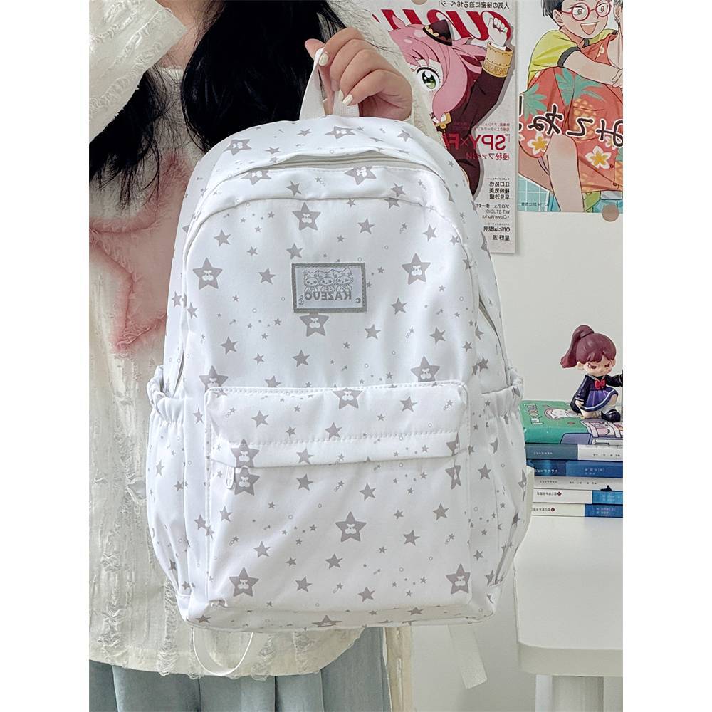 Stylish Star-Pattern Backpack Bowlift