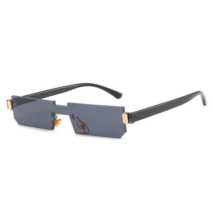 Women's fashionable geometric sunglasses with fine frame Bowlift
