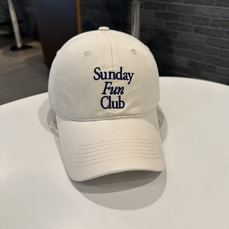 Unisex Embroidered Cotton Baseball Cap Bowlift