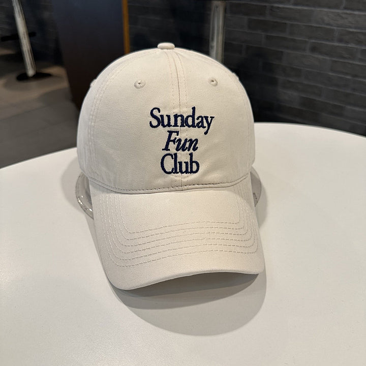 Unisex Embroidered Cotton Baseball Cap Bowlift