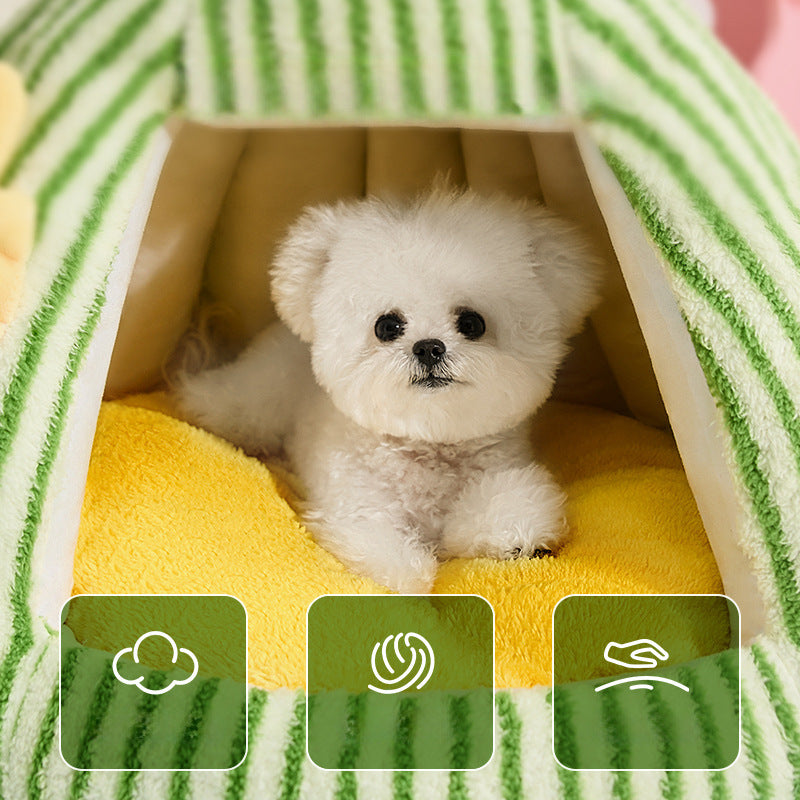 Fun-Shaped Cozy Dog Bed
