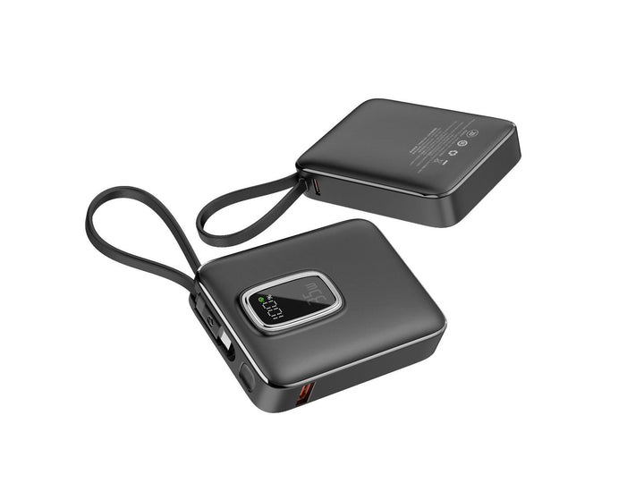 Portable power bank with integrated LED display and fast charging function Bowlift