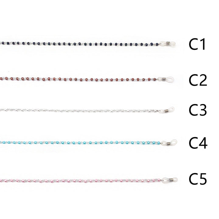 Beaded Eyewear Retainer Chain Bowlift