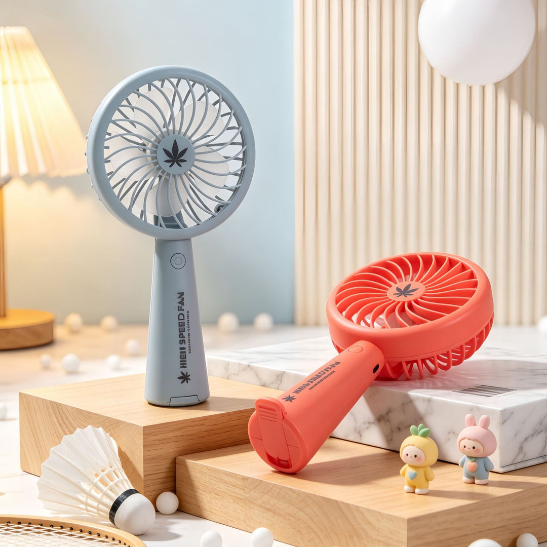 Women's Portable Hand Fan with High Air Circulation Bowlift