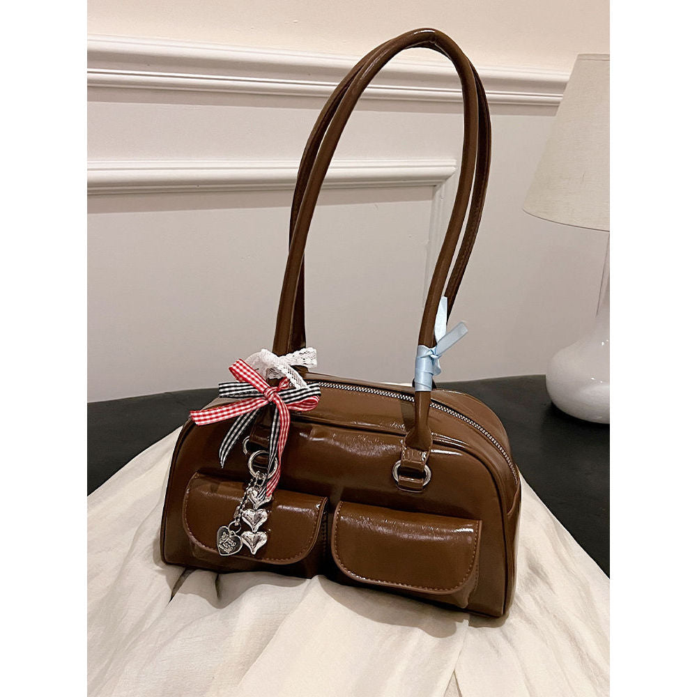 Chic Dual-Pocket Handbag Bowlift
