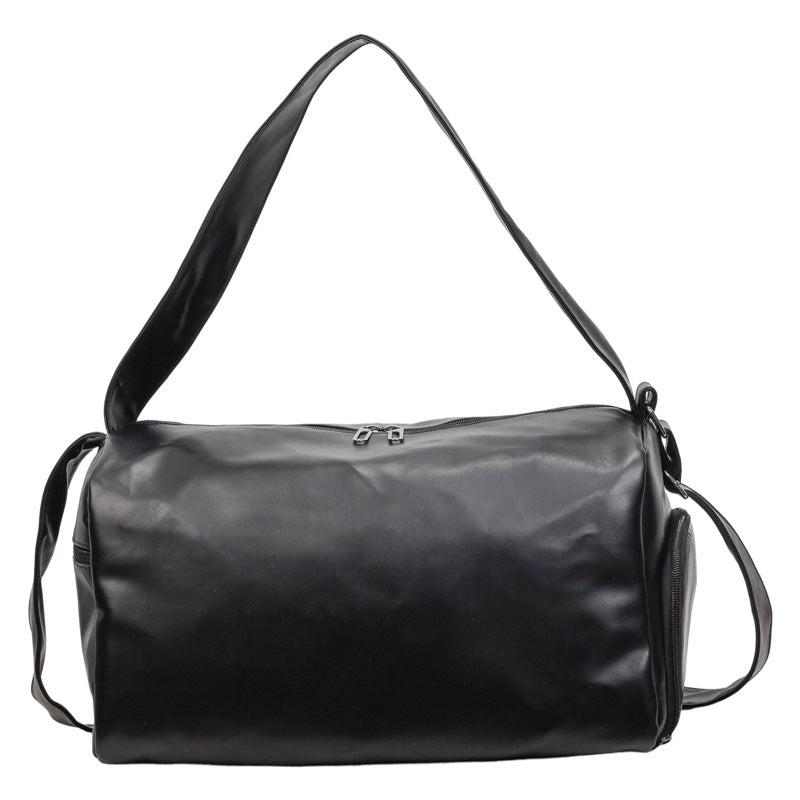 Stylish Leather Duffle Bag Bowlift