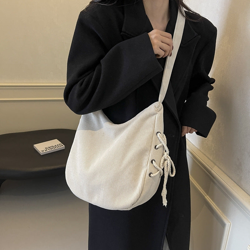 Casual Textured Hobo Bag Bowlift