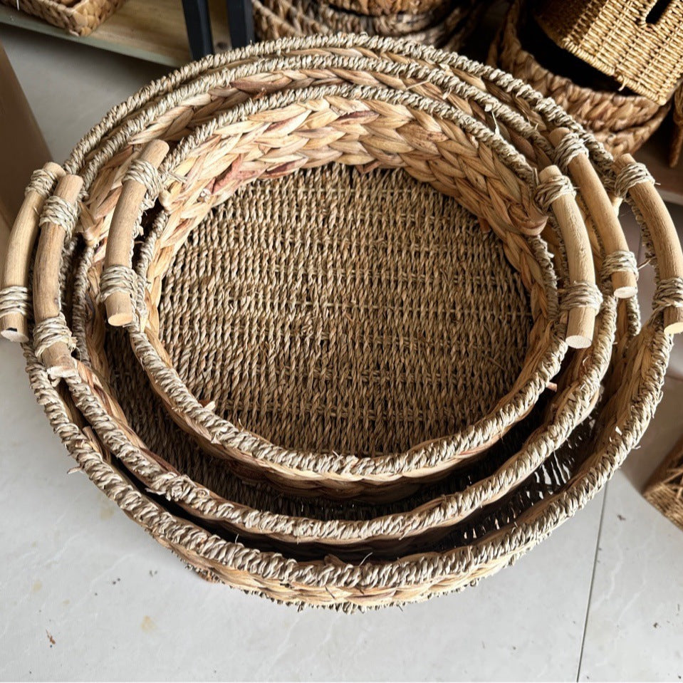 Nesting Woven Storage Baskets Bowlift