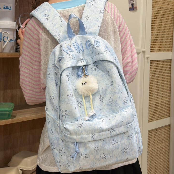 Women’s Stylish Star-Printed Backpack Bowlift