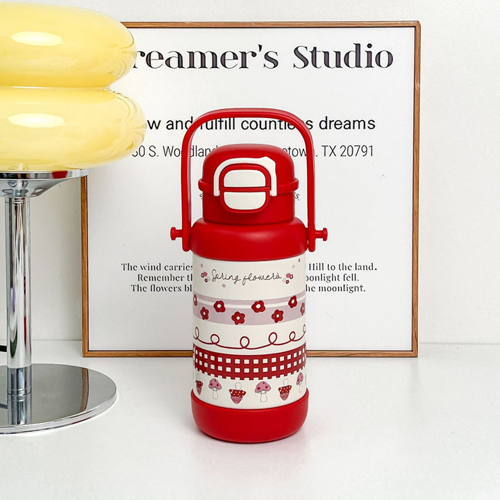 Insulated stainless steel water bottle with cute design Bowlift
