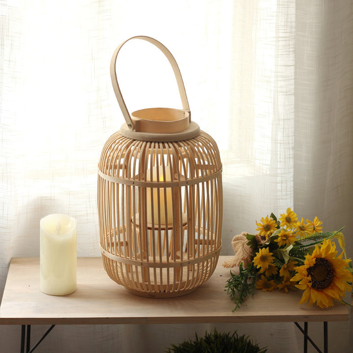 Long-lasting Rattan Lantern Bowlift