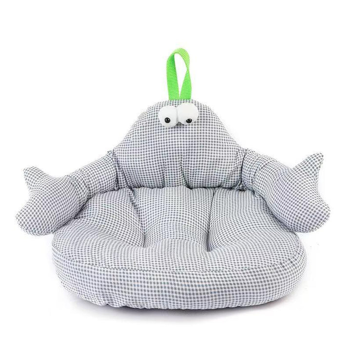 Plush Whale-Themed  Lounge  Dog Bed