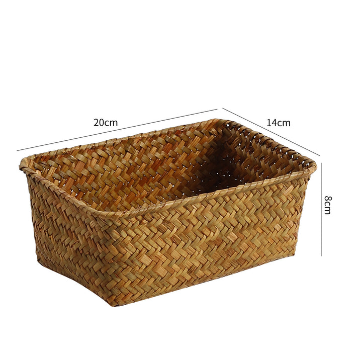 Unisex storage basket made of natural woven Bowlift