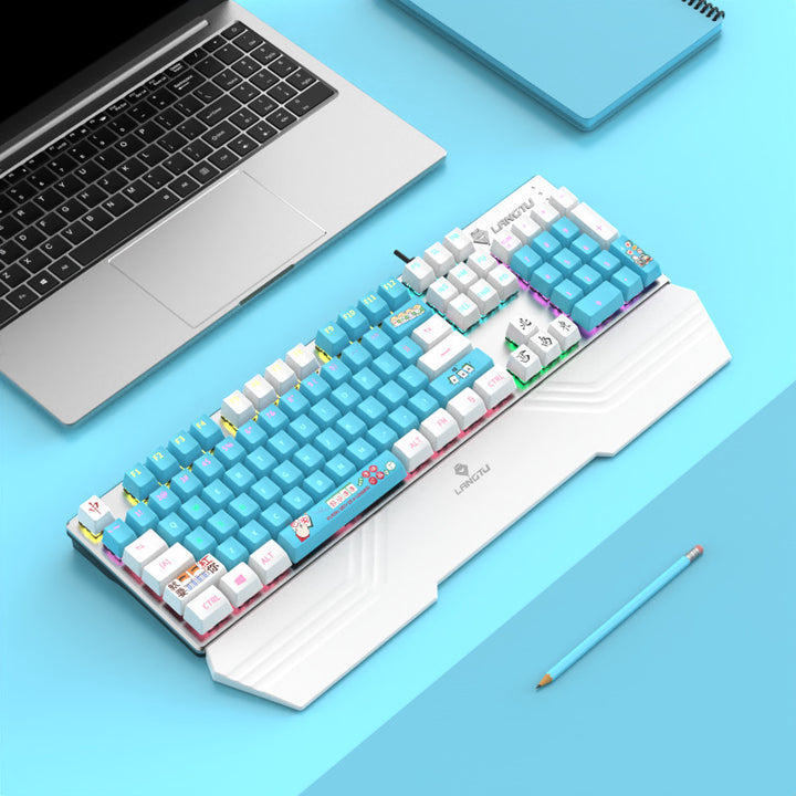Ergonomic RGB Mechanical Gaming Keyboard Bowlift