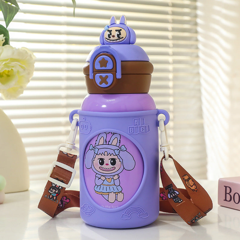 Creative water bottle with funny animal design Bowlift