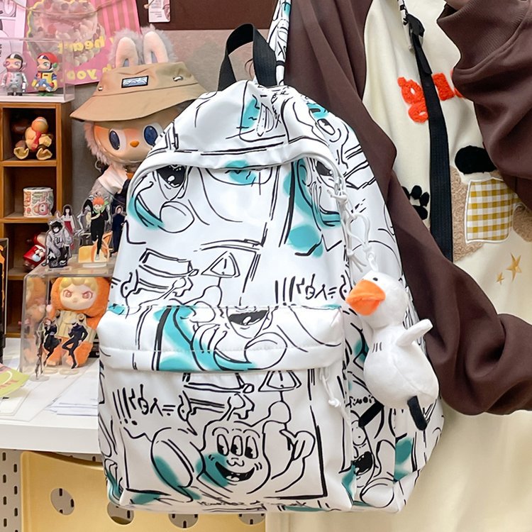 Backpack in Modern Comic Design Bowlift