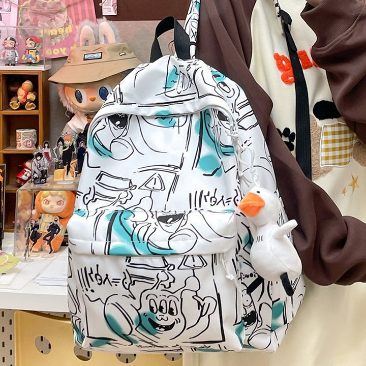Backpack in Modern Comic Design Bowlift