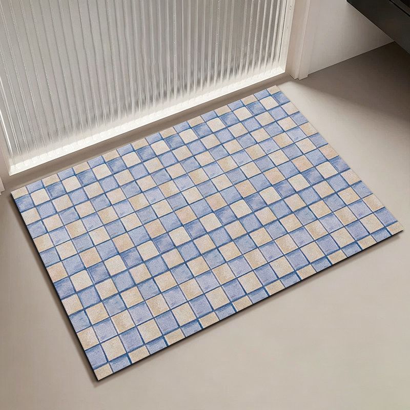 Mosaic Pattern Bath Mat Bowlift